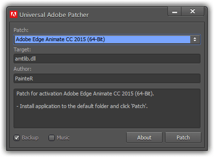 Universal Adobe Patcher 绿色中文版