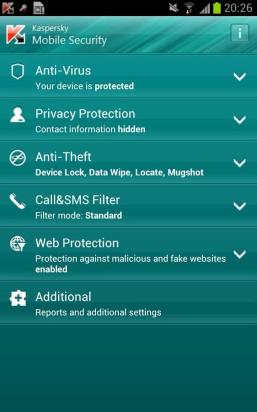 Kaspersky Mobile Security 安卓版
