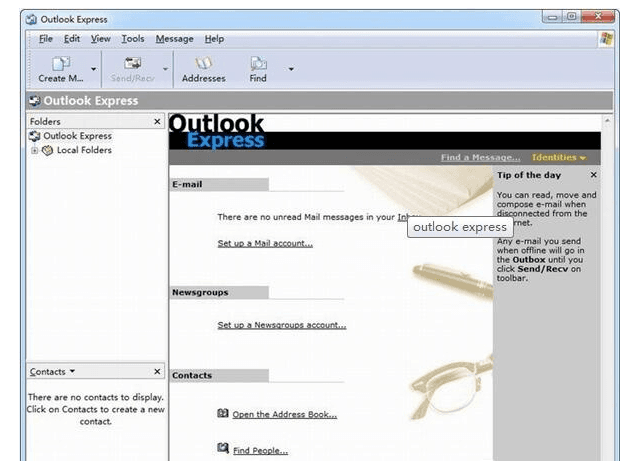 outlook express 中文版