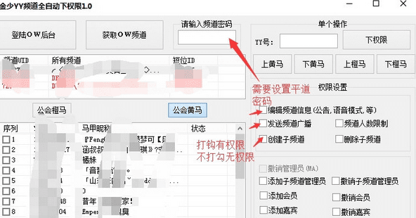 金少YY频道全自动下权限 绿色版