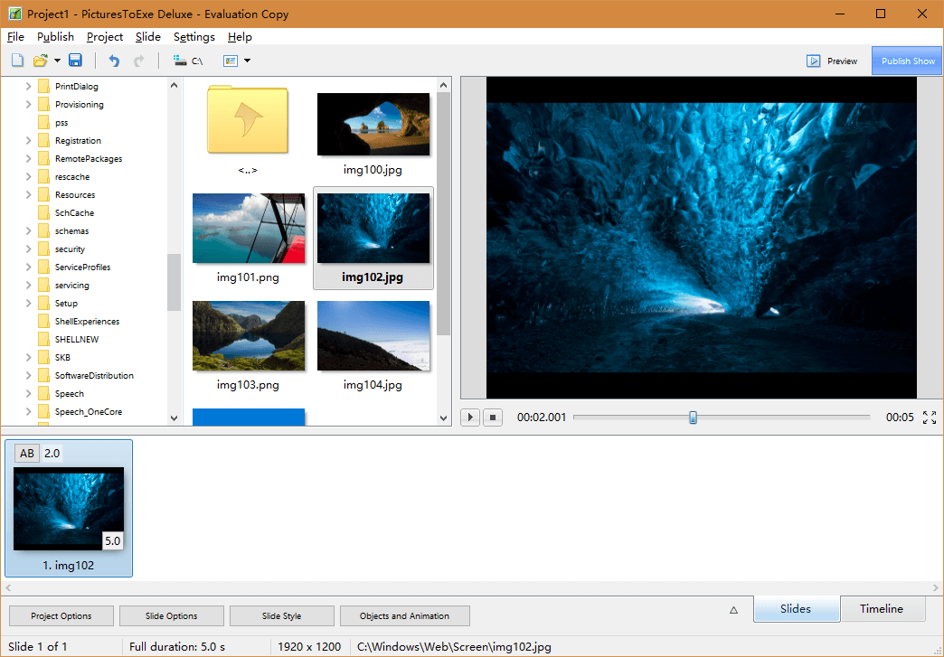 PicturesToExe Deluxe 破解版v8.0.22