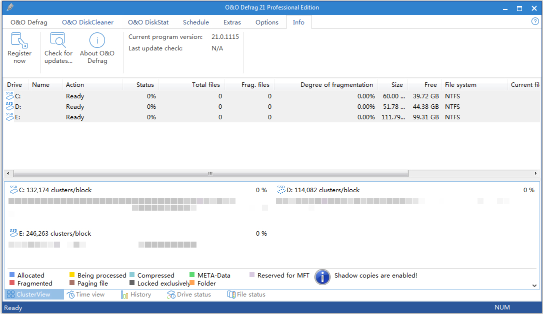 O&O Defrag Pro(磁盘碎片整理) V22.0