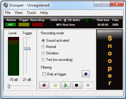 Snooper(简单电脑录音软件) V1.48.8